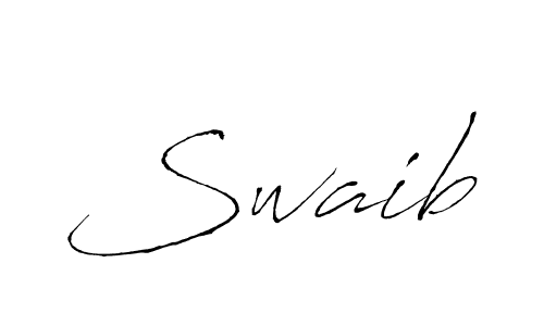 Swaib stylish signature style. Best Handwritten Sign (Antro_Vectra) for my name. Handwritten Signature Collection Ideas for my name Swaib. Swaib signature style 6 images and pictures png