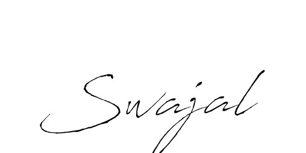 How to make Swajal signature? Antro_Vectra is a professional autograph style. Create handwritten signature for Swajal name. Swajal signature style 6 images and pictures png