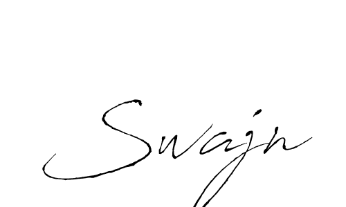 Swajn stylish signature style. Best Handwritten Sign (Antro_Vectra) for my name. Handwritten Signature Collection Ideas for my name Swajn. Swajn signature style 6 images and pictures png