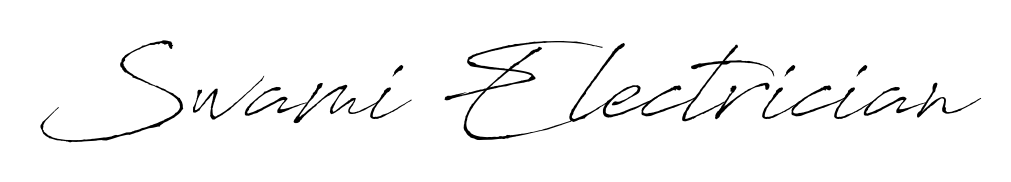 It looks like you need a new signature style for name Swami Electrician. Design unique handwritten (Antro_Vectra) signature with our free signature maker in just a few clicks. Swami Electrician signature style 6 images and pictures png