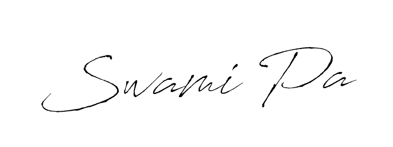 Design your own signature with our free online signature maker. With this signature software, you can create a handwritten (Antro_Vectra) signature for name Swami Pa. Swami Pa signature style 6 images and pictures png