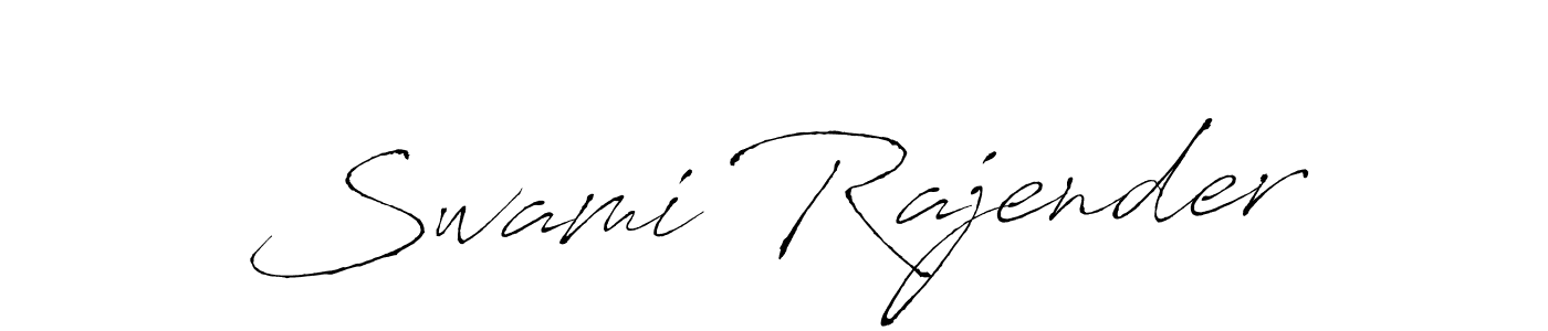 Swami Rajender stylish signature style. Best Handwritten Sign (Antro_Vectra) for my name. Handwritten Signature Collection Ideas for my name Swami Rajender. Swami Rajender signature style 6 images and pictures png