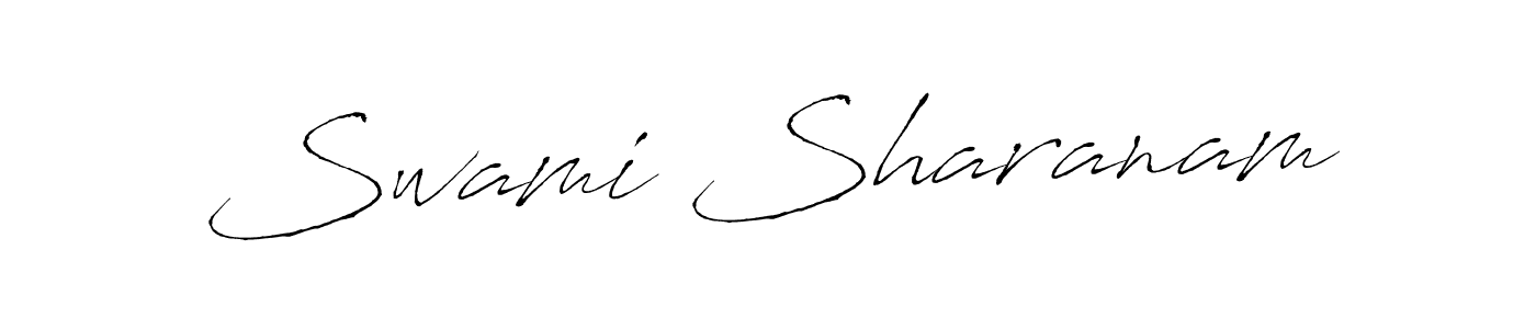 How to make Swami Sharanam name signature. Use Antro_Vectra style for creating short signs online. This is the latest handwritten sign. Swami Sharanam signature style 6 images and pictures png