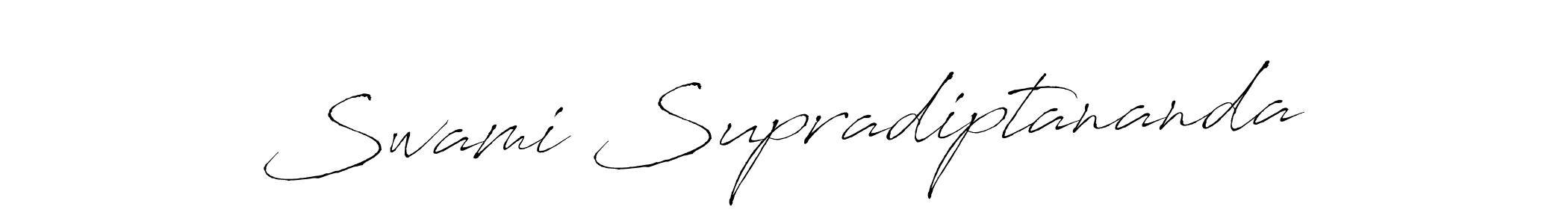 Antro_Vectra is a professional signature style that is perfect for those who want to add a touch of class to their signature. It is also a great choice for those who want to make their signature more unique. Get Swami Supradiptananda name to fancy signature for free. Swami Supradiptananda signature style 6 images and pictures png