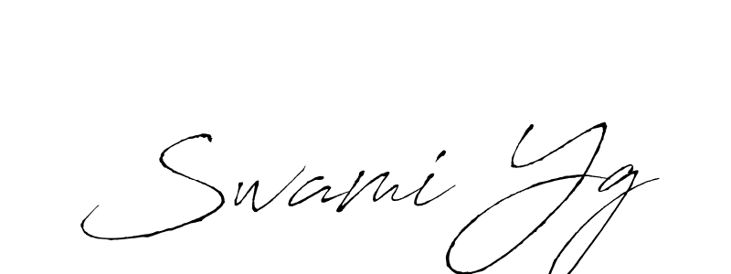 Also we have Swami Yg name is the best signature style. Create professional handwritten signature collection using Antro_Vectra autograph style. Swami Yg signature style 6 images and pictures png