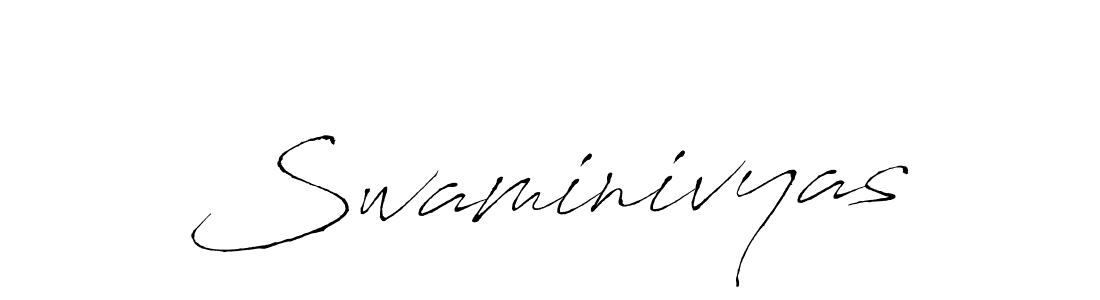 Create a beautiful signature design for name Swaminivyas. With this signature (Antro_Vectra) fonts, you can make a handwritten signature for free. Swaminivyas signature style 6 images and pictures png