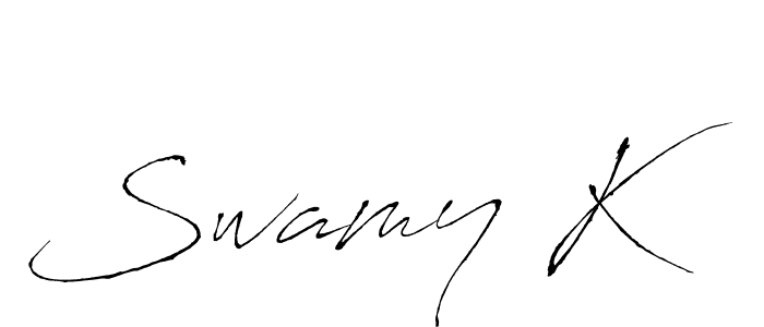Use a signature maker to create a handwritten signature online. With this signature software, you can design (Antro_Vectra) your own signature for name Swamy K. Swamy K signature style 6 images and pictures png