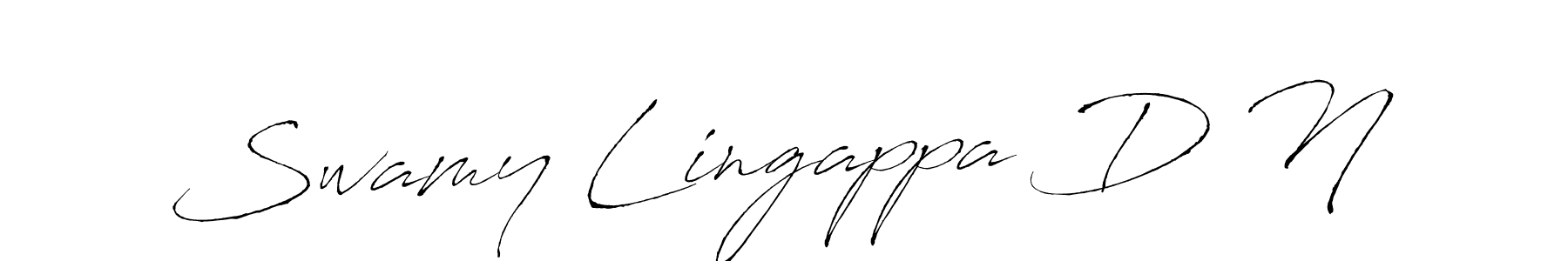 How to make Swamy Lingappa D N signature? Antro_Vectra is a professional autograph style. Create handwritten signature for Swamy Lingappa D N name. Swamy Lingappa D N signature style 6 images and pictures png