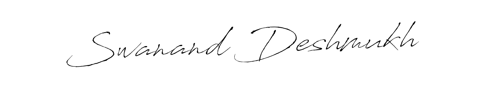 The best way (Antro_Vectra) to make a short signature is to pick only two or three words in your name. The name Swanand Deshmukh include a total of six letters. For converting this name. Swanand Deshmukh signature style 6 images and pictures png