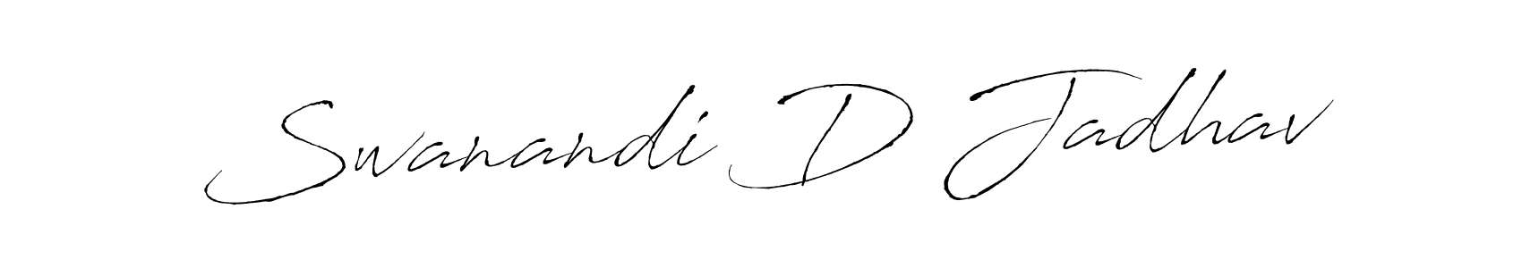 How to make Swanandi D Jadhav signature? Antro_Vectra is a professional autograph style. Create handwritten signature for Swanandi D Jadhav name. Swanandi D Jadhav signature style 6 images and pictures png