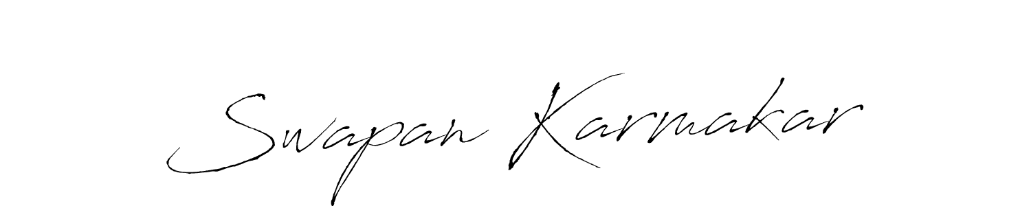 Also we have Swapan Karmakar name is the best signature style. Create professional handwritten signature collection using Antro_Vectra autograph style. Swapan Karmakar signature style 6 images and pictures png