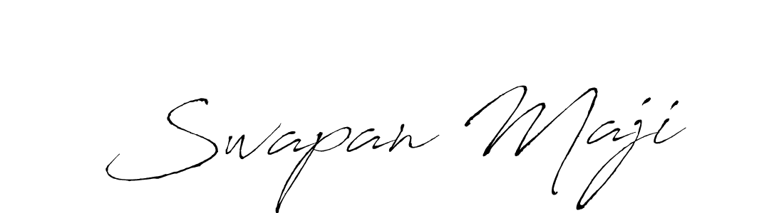 Create a beautiful signature design for name Swapan Maji. With this signature (Antro_Vectra) fonts, you can make a handwritten signature for free. Swapan Maji signature style 6 images and pictures png