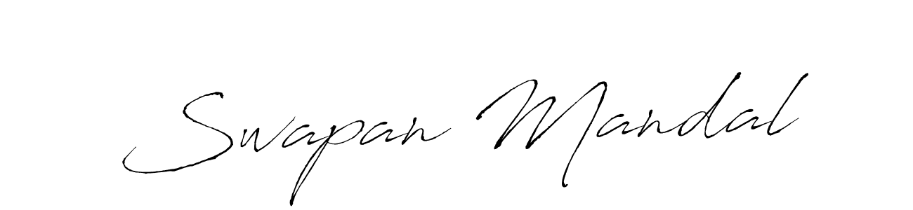 Design your own signature with our free online signature maker. With this signature software, you can create a handwritten (Antro_Vectra) signature for name Swapan Mandal. Swapan Mandal signature style 6 images and pictures png