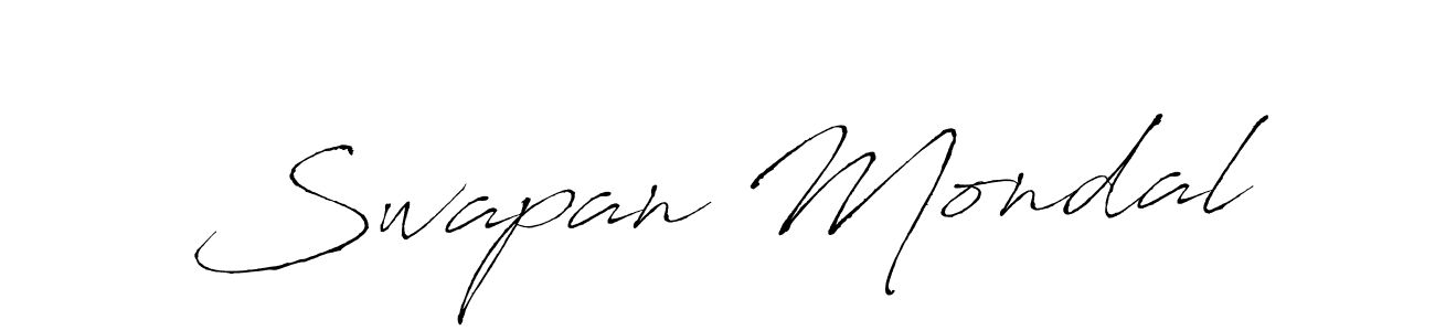 Design your own signature with our free online signature maker. With this signature software, you can create a handwritten (Antro_Vectra) signature for name Swapan Mondal. Swapan Mondal signature style 6 images and pictures png