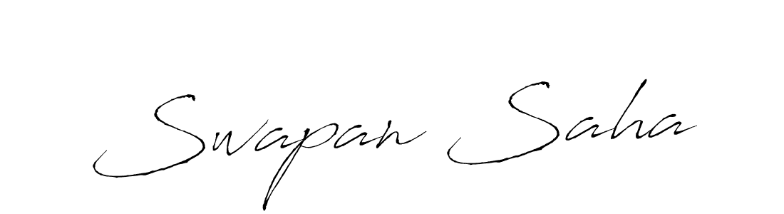 The best way (Antro_Vectra) to make a short signature is to pick only two or three words in your name. The name Swapan Saha include a total of six letters. For converting this name. Swapan Saha signature style 6 images and pictures png