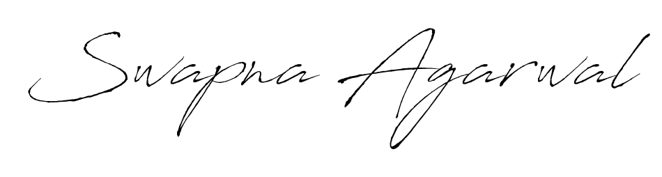 The Antro_Vectra font transforms the name Swapna Agarwal into an executive sign with sharp precision and distinguished character. Swapna Agarwal signature style 6 images and pictures png