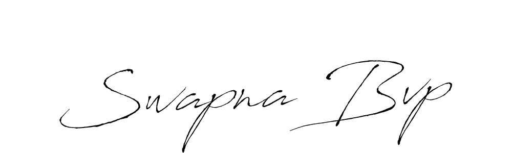 Antro_Vectra is a professional signature style that is perfect for those who want to add a touch of class to their signature. It is also a great choice for those who want to make their signature more unique. Get Swapna Bvp name to fancy signature for free. Swapna Bvp signature style 6 images and pictures png