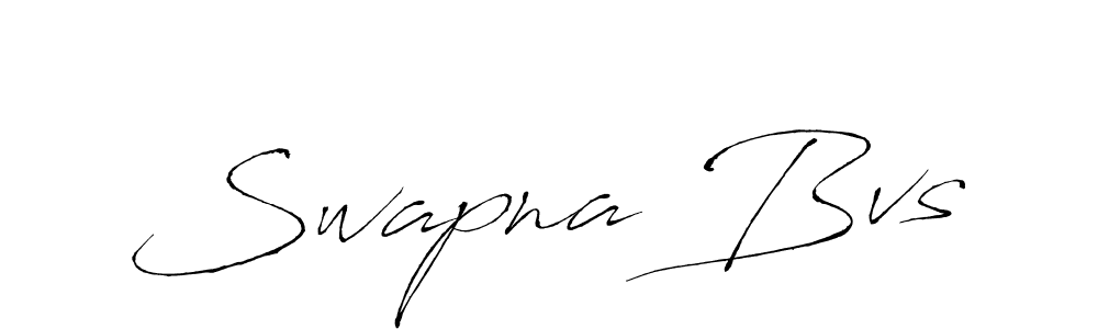 It looks lik you need a new signature style for name Swapna Bvs. Design unique handwritten (Antro_Vectra) signature with our free signature maker in just a few clicks. Swapna Bvs signature style 6 images and pictures png