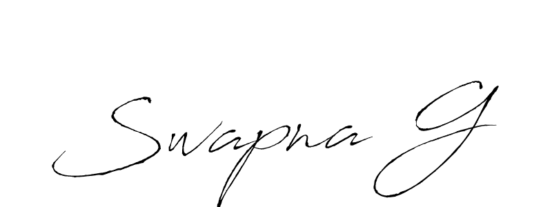 How to make Swapna G signature? Antro_Vectra is a professional autograph style. Create handwritten signature for Swapna G name. Swapna G signature style 6 images and pictures png