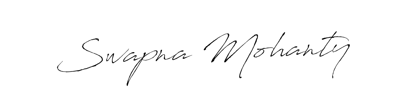Swapna Mohanty stylish signature style. Best Handwritten Sign (Antro_Vectra) for my name. Handwritten Signature Collection Ideas for my name Swapna Mohanty. Swapna Mohanty signature style 6 images and pictures png