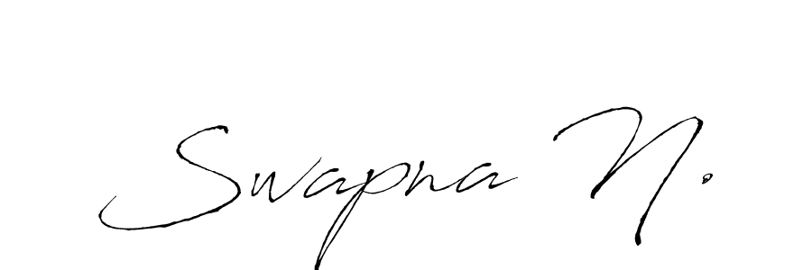 Also we have Swapna N. name is the best signature style. Create professional handwritten signature collection using Antro_Vectra autograph style. Swapna N. signature style 6 images and pictures png