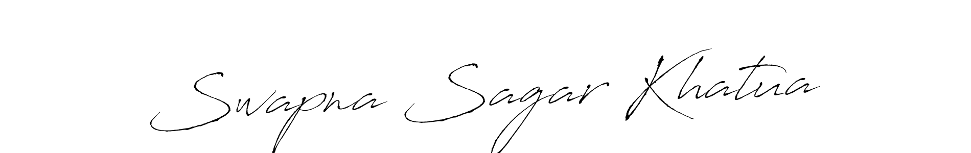 Make a beautiful signature design for name Swapna Sagar Khatua. With this signature (Antro_Vectra) style, you can create a handwritten signature for free. Swapna Sagar Khatua signature style 6 images and pictures png