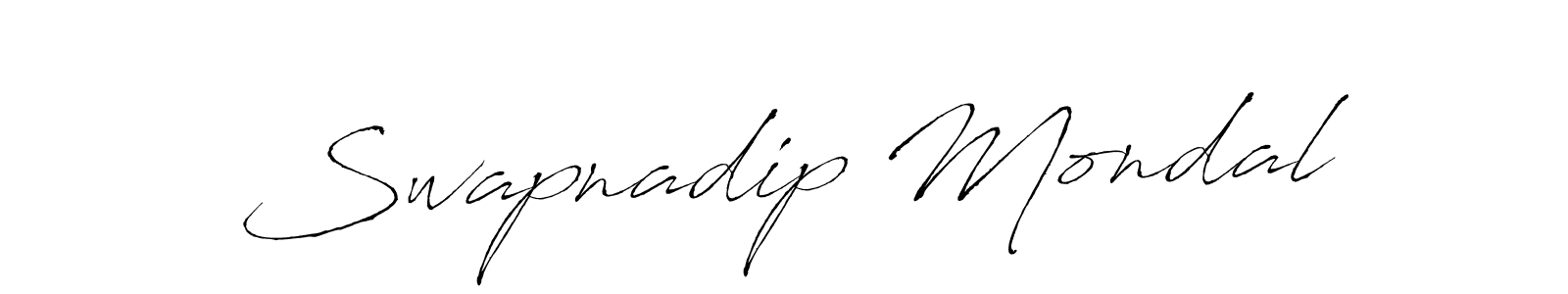 Create a beautiful signature design for name Swapnadip Mondal. With this signature (Antro_Vectra) fonts, you can make a handwritten signature for free. Swapnadip Mondal signature style 6 images and pictures png
