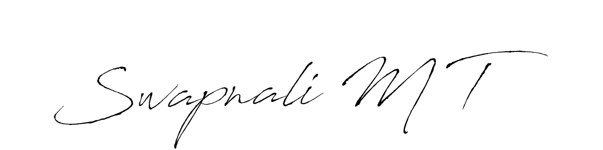 Antro_Vectra is a professional signature style that is perfect for those who want to add a touch of class to their signature. It is also a great choice for those who want to make their signature more unique. Get Swapnali M T name to fancy signature for free. Swapnali M T signature style 6 images and pictures png