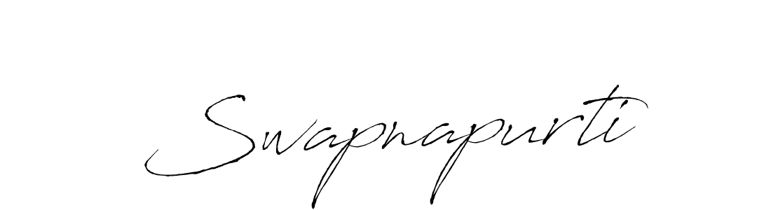 Swapnapurti stylish signature style. Best Handwritten Sign (Antro_Vectra) for my name. Handwritten Signature Collection Ideas for my name Swapnapurti. Swapnapurti signature style 6 images and pictures png