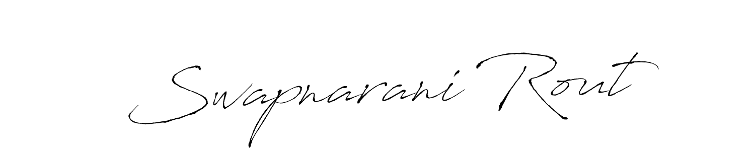 How to make Swapnarani Rout signature? Antro_Vectra is a professional autograph style. Create handwritten signature for Swapnarani Rout name. Swapnarani Rout signature style 6 images and pictures png