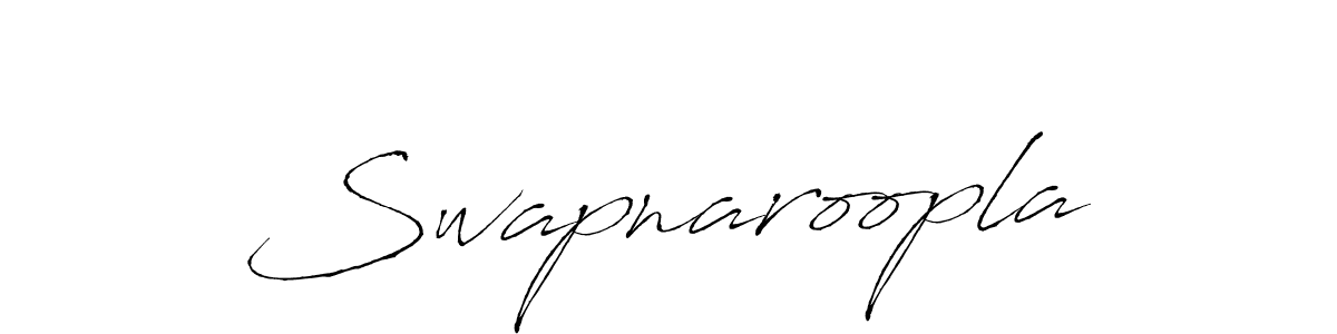 Design your own signature with our free online signature maker. With this signature software, you can create a handwritten (Antro_Vectra) signature for name Swapnaroopla. Swapnaroopla signature style 6 images and pictures png