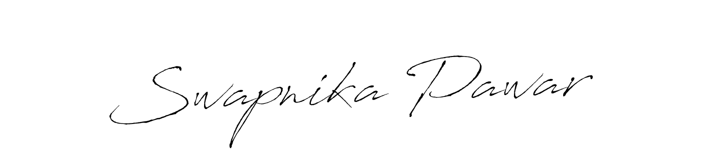 How to make Swapnika Pawar name signature. Use Antro_Vectra style for creating short signs online. This is the latest handwritten sign. Swapnika Pawar signature style 6 images and pictures png