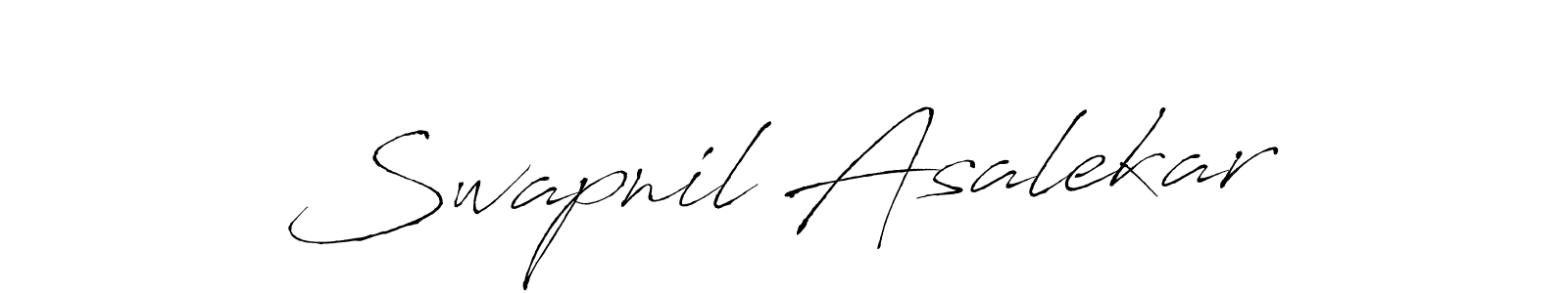 Swapnil Asalekar stylish signature style. Best Handwritten Sign (Antro_Vectra) for my name. Handwritten Signature Collection Ideas for my name Swapnil Asalekar. Swapnil Asalekar signature style 6 images and pictures png