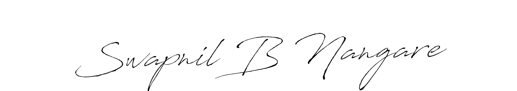 Similarly Antro_Vectra is the best handwritten signature design. Signature creator online .You can use it as an online autograph creator for name Swapnil B Nangare. Swapnil B Nangare signature style 6 images and pictures png