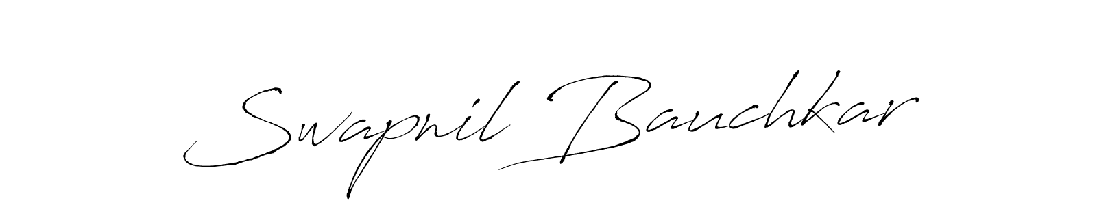 Use a signature maker to create a handwritten signature online. With this signature software, you can design (Antro_Vectra) your own signature for name Swapnil Bauchkar. Swapnil Bauchkar signature style 6 images and pictures png
