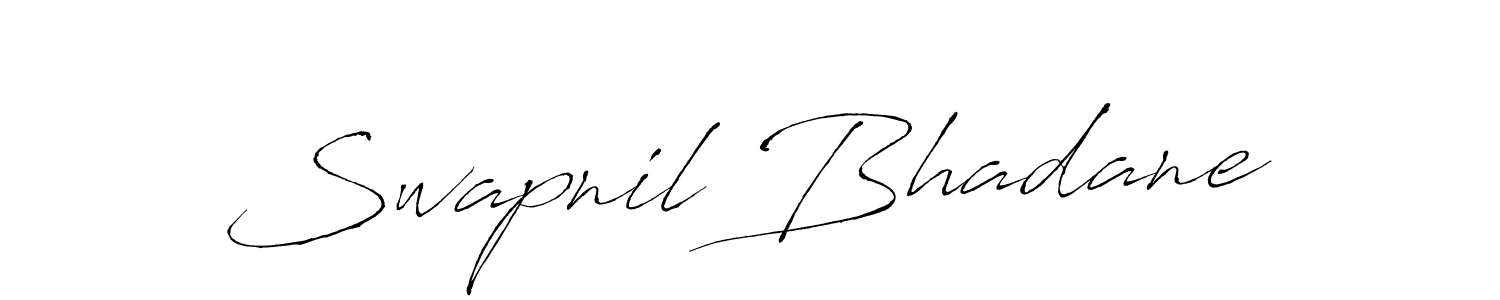 Create a beautiful signature design for name Swapnil Bhadane. With this signature (Antro_Vectra) fonts, you can make a handwritten signature for free. Swapnil Bhadane signature style 6 images and pictures png