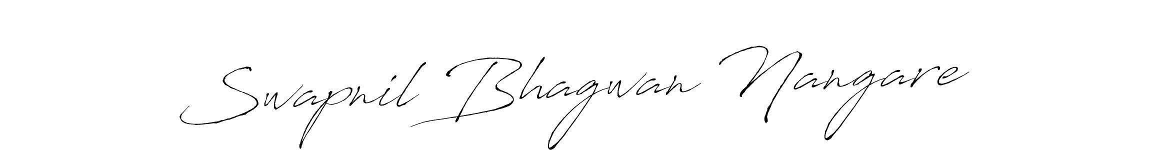 Design your own signature with our free online signature maker. With this signature software, you can create a handwritten (Antro_Vectra) signature for name Swapnil Bhagwan Nangare. Swapnil Bhagwan Nangare signature style 6 images and pictures png