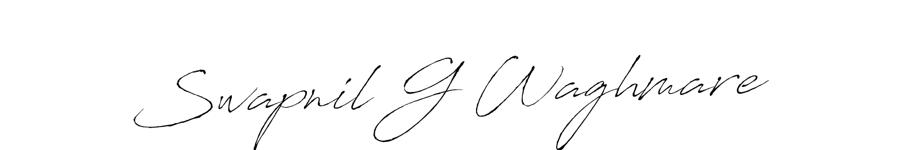 Design your own signature with our free online signature maker. With this signature software, you can create a handwritten (Antro_Vectra) signature for name Swapnil G Waghmare. Swapnil G Waghmare signature style 6 images and pictures png