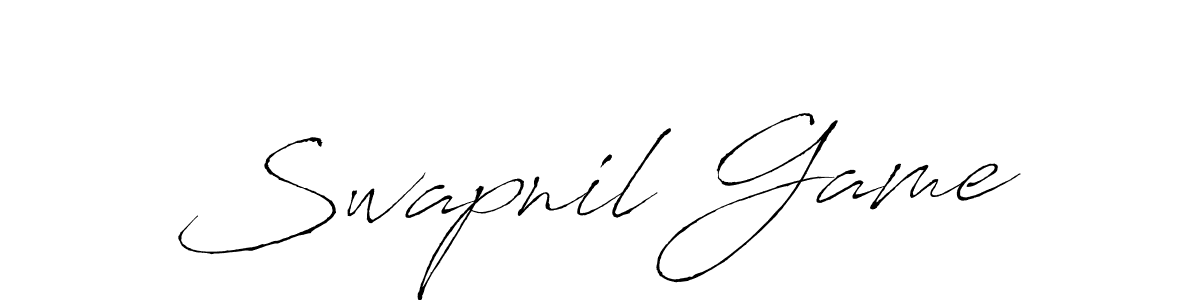 You should practise on your own different ways (Antro_Vectra) to write your name (Swapnil Game) in signature. don't let someone else do it for you. Swapnil Game signature style 6 images and pictures png