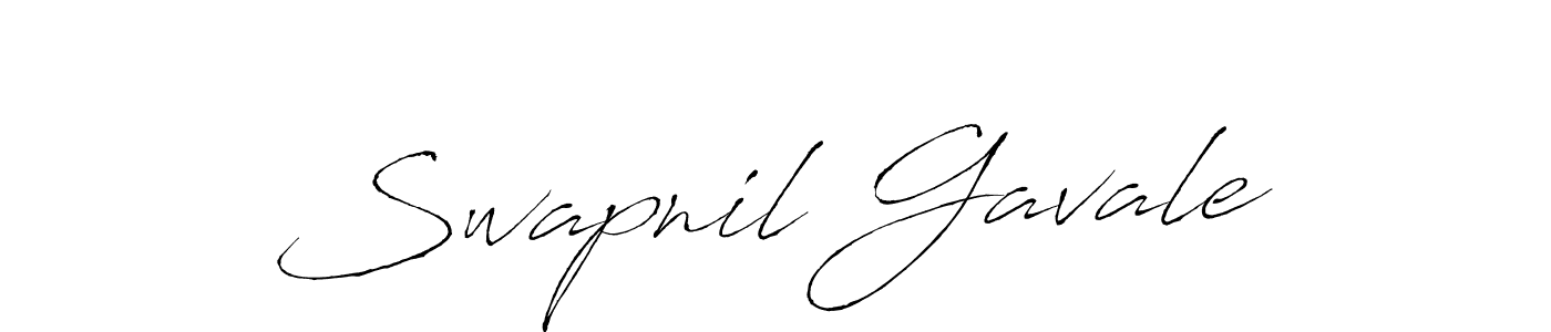 Design your own signature with our free online signature maker. With this signature software, you can create a handwritten (Antro_Vectra) signature for name Swapnil Gavale. Swapnil Gavale signature style 6 images and pictures png