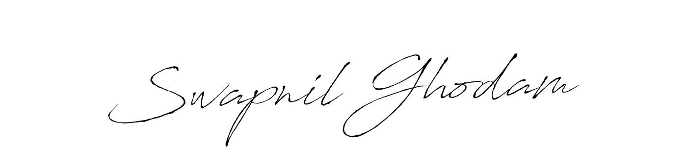 How to make Swapnil Ghodam signature? Antro_Vectra is a professional autograph style. Create handwritten signature for Swapnil Ghodam name. Swapnil Ghodam signature style 6 images and pictures png