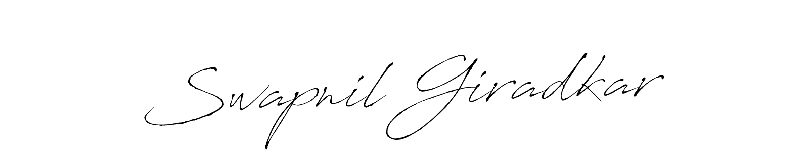 This is the best signature style for the Swapnil Giradkar name. Also you like these signature font (Antro_Vectra). Mix name signature. Swapnil Giradkar signature style 6 images and pictures png