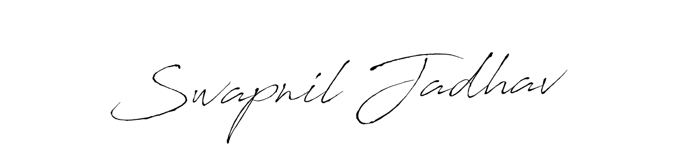 Also You can easily find your signature by using the search form. We will create Swapnil Jadhav name handwritten signature images for you free of cost using Antro_Vectra sign style. Swapnil Jadhav signature style 6 images and pictures png