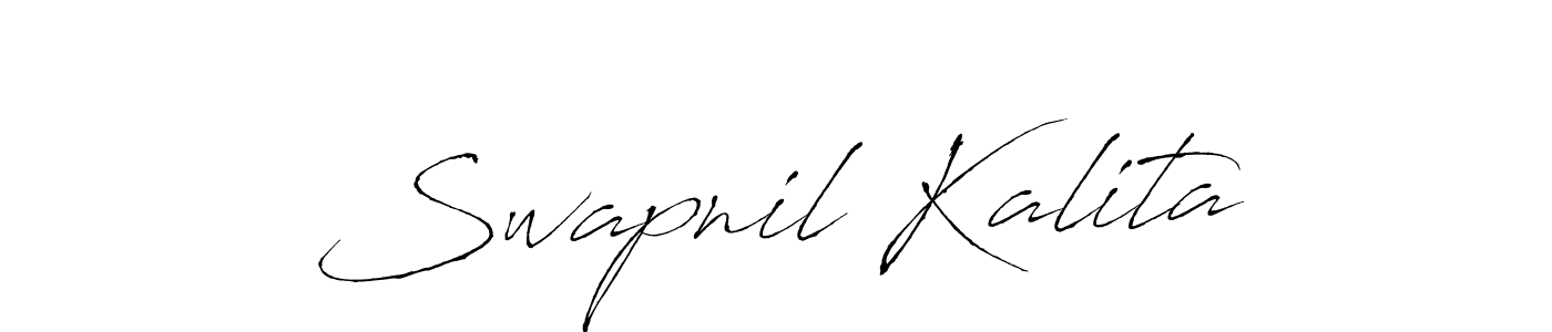 Design your own signature with our free online signature maker. With this signature software, you can create a handwritten (Antro_Vectra) signature for name Swapnil Kalita. Swapnil Kalita signature style 6 images and pictures png