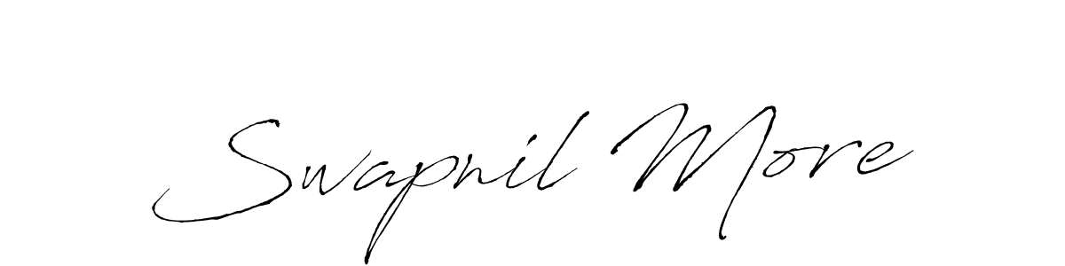 Also we have Swapnil More name is the best signature style. Create professional handwritten signature collection using Antro_Vectra autograph style. Swapnil More signature style 6 images and pictures png