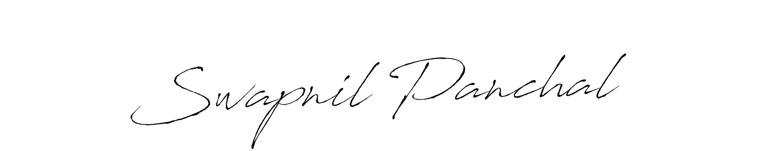 Make a beautiful signature design for name Swapnil Panchal. With this signature (Antro_Vectra) style, you can create a handwritten signature for free. Swapnil Panchal signature style 6 images and pictures png