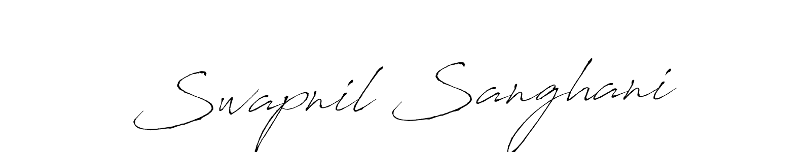 Use a signature maker to create a handwritten signature online. With this signature software, you can design (Antro_Vectra) your own signature for name Swapnil Sanghani. Swapnil Sanghani signature style 6 images and pictures png