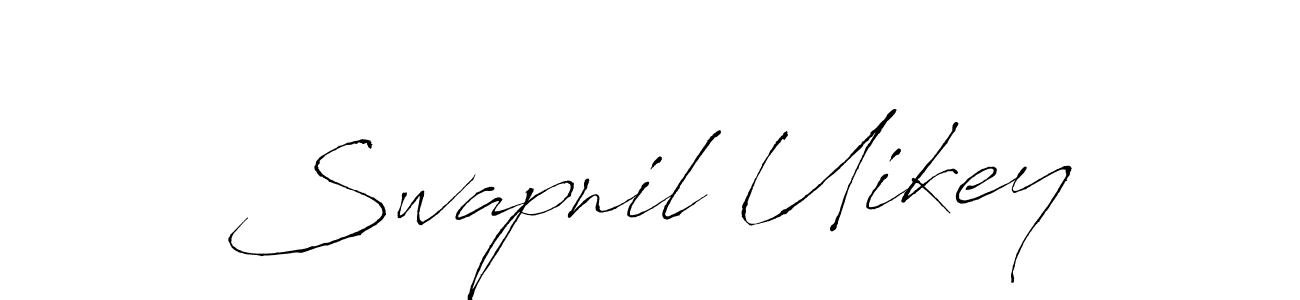 Make a beautiful signature design for name Swapnil Uikey. With this signature (Antro_Vectra) style, you can create a handwritten signature for free. Swapnil Uikey signature style 6 images and pictures png