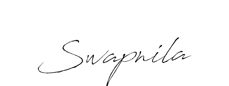 Use a signature maker to create a handwritten signature online. With this signature software, you can design (Antro_Vectra) your own signature for name Swapnila. Swapnila signature style 6 images and pictures png