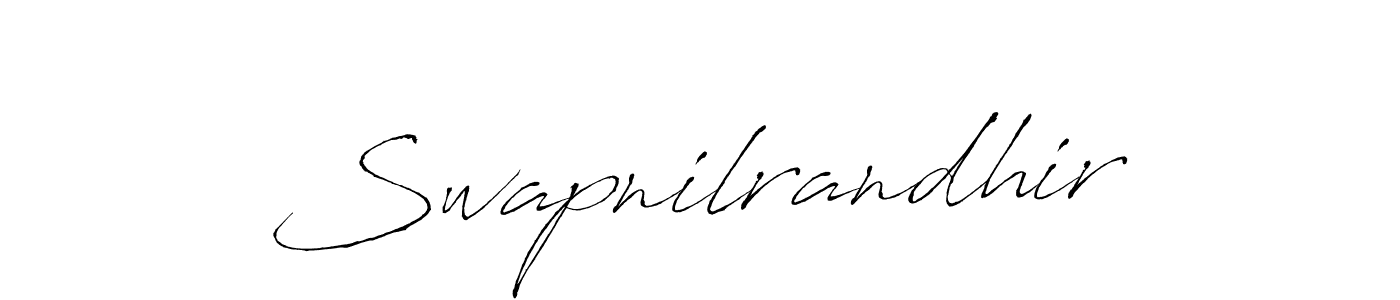 Make a beautiful signature design for name Swapnilrandhir. With this signature (Antro_Vectra) style, you can create a handwritten signature for free. Swapnilrandhir signature style 6 images and pictures png